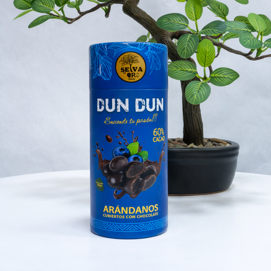 ARÁNDANOS CUBIERTOS EN CHOCOLATE 60% CACAO