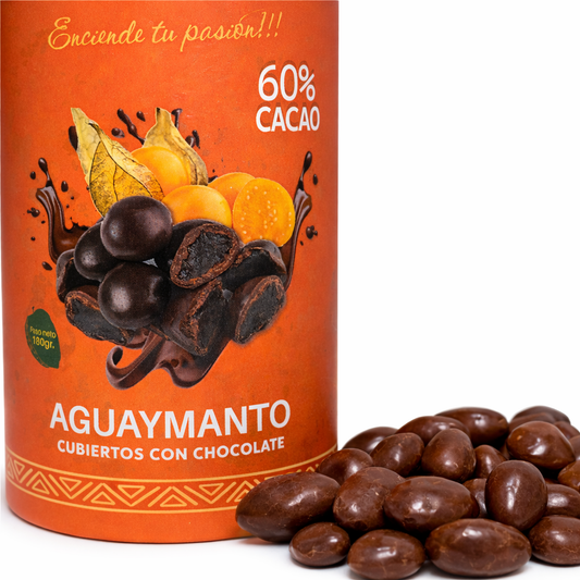 AGUAYMANTO CUBIERTOS EN CHOCOLATE 60% CACAO