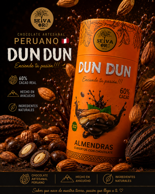 ALMENDRAS CUBIERTOS EN CHOCOLATE 60% CACAO